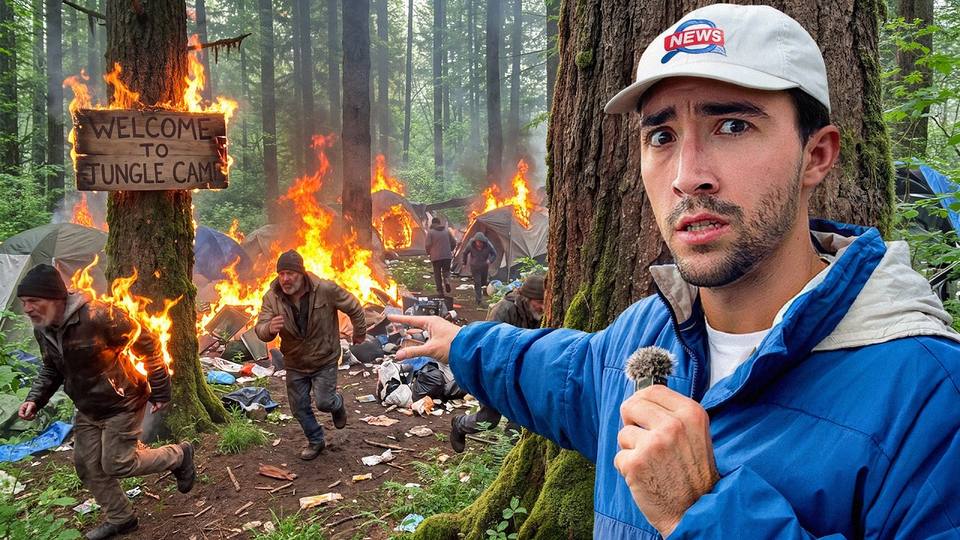 Inside the Deadly Jungle Where Homeless People Burn Alive...